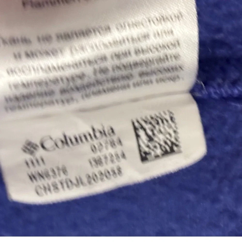 Columbia Baby Fleece Jacket Full Zip blue Infant Toddler Outerwear